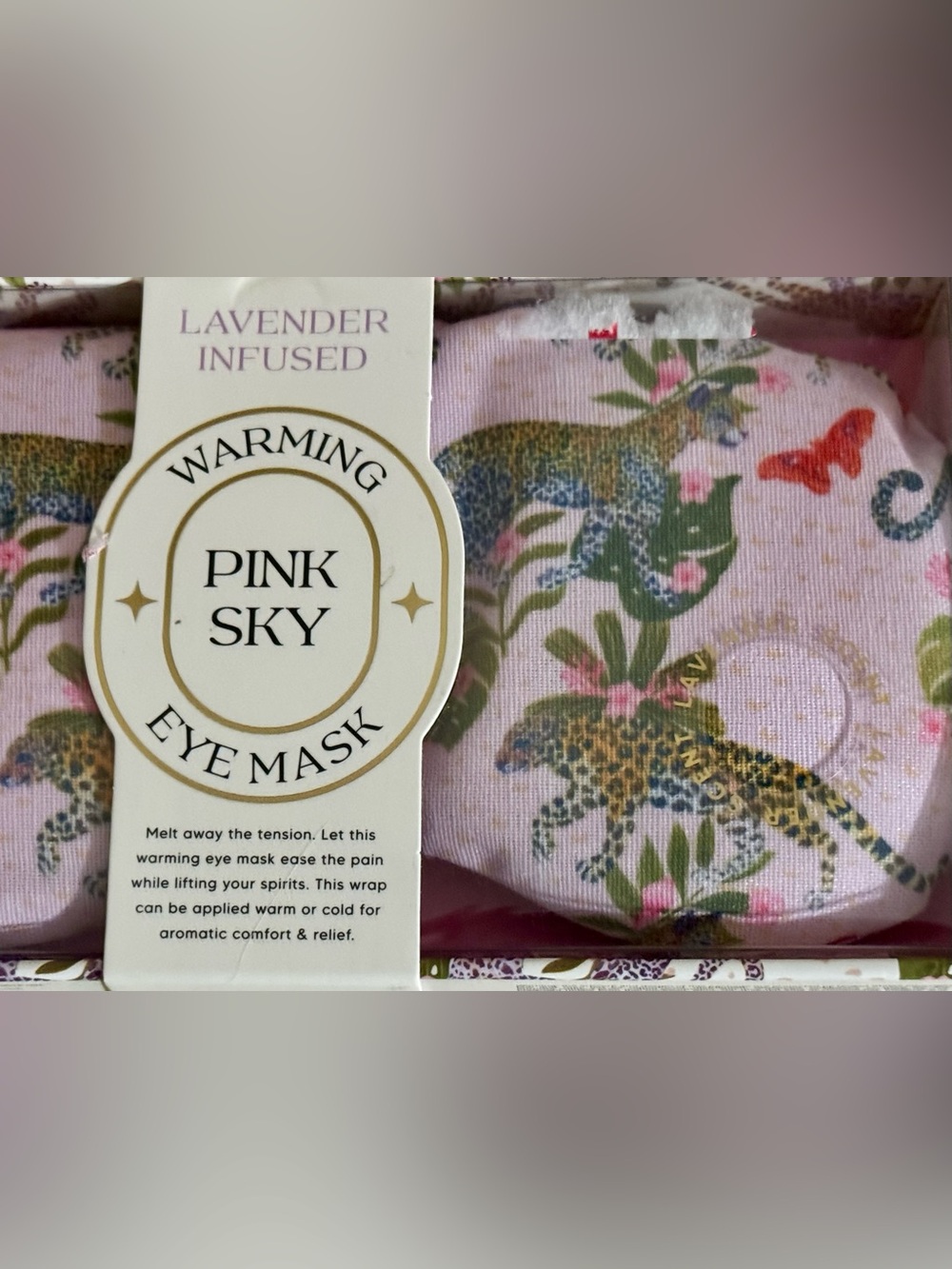 Pink Sky Lavender-Infused Warming Eye Mask - NEW
